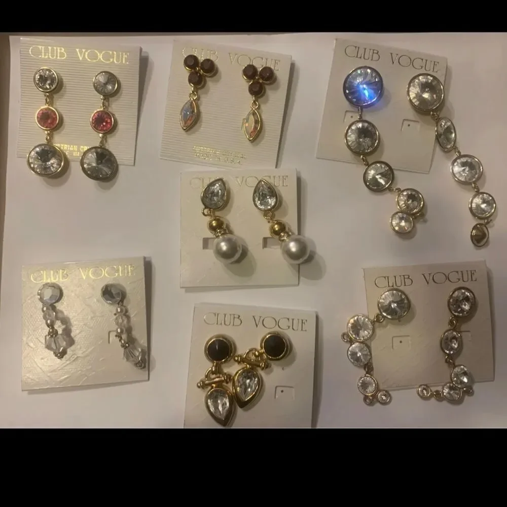 7 Club Vogue Jewelry | Club Vogue Golden Earrings